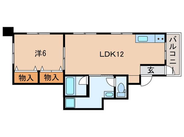 第一中村マンションの物件間取画像